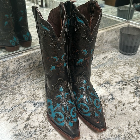Pecos Bills Cowboy boots size 71/2 - Picture 1 of 6